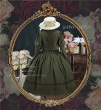 Black Forest Courtyard Gigot Sleeve Classic Lolita Dress