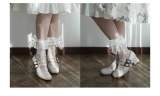 Medium thick heel Retro French Lolita Shoes