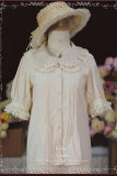 Antique Doll Double Layers Lace Collar Lolita Blouse