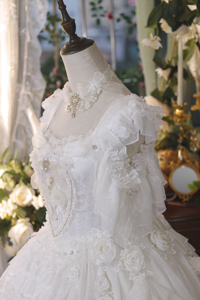 White OP Princess dress Hime Lolita Dress