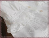 Antique Doll Double Layers Lace Collar Lolita Blouse