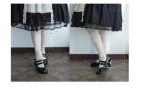 Medium thick heel Retro French Lolita Shoes