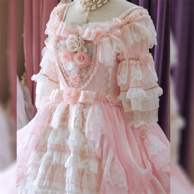 Pink OP Princess dress Hime Lolita Dress