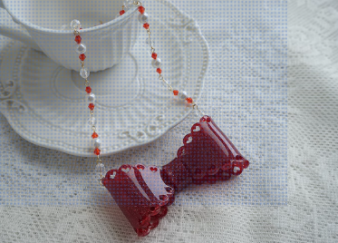 Cat Tea Party Bow Lolita Accessories