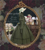 Black Forest Courtyard Gigot Sleeve Classic Lolita Dress