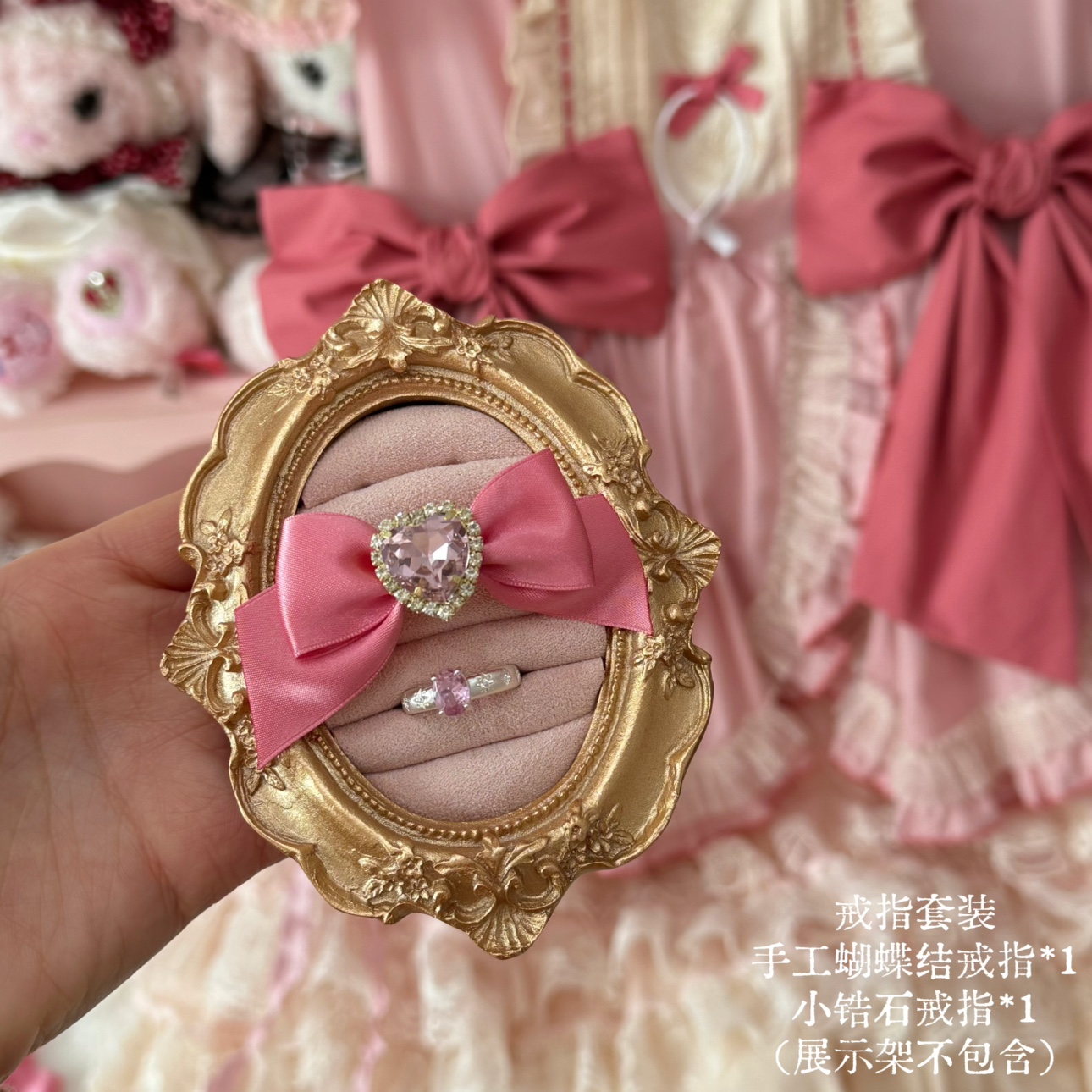 Puella Magi Madoka Magica Handmade Bonnet and Gloves -My Lolita Dress