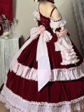 Rose Poetry Retro Lolita Dress  Accessories