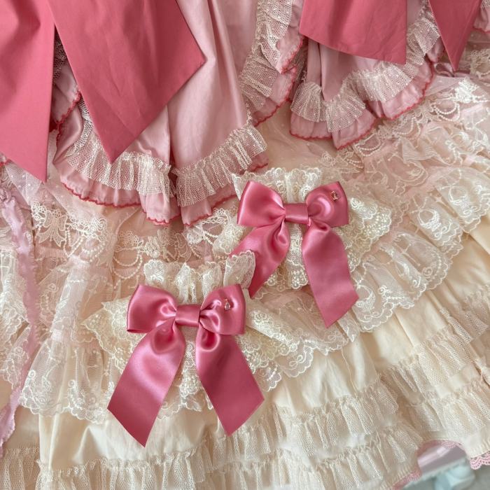 Puella Magi Madoka Magica Handmade Bonnet and Gloves Waist Belt