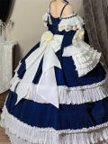 Rose Poetry Retro Lolita Dress  Accessories
