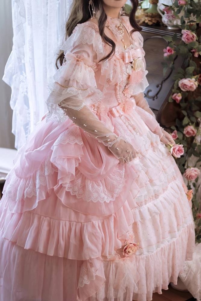 Pink OP Princess dress Hime Lolita Dress