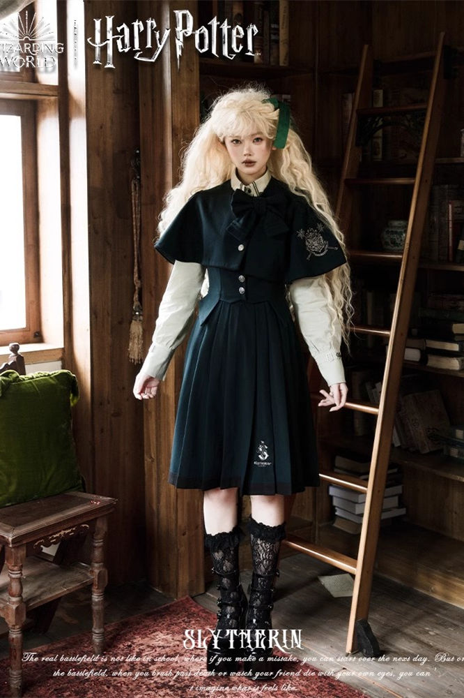 Kyouko & Harry Potter Collaborated College Cape  and Salopette Harry Potter Clothes