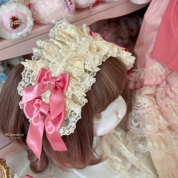 Puella Magi Madoka Magica Handmade Bonnet and Gloves Waist Belt