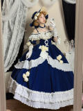 Rose Poetry Retro Lolita Dress  Accessories