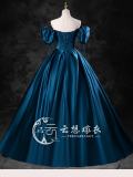 Puff Sleeves Princess Formal Dress