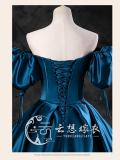 Puff Sleeves Princess Formal Dress