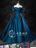 Puff Sleeves Princess Formal Dress