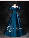 Puff Sleeves Princess Formal Dress