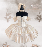 Poshepose Blue Procelain Print Corset Top and Skirt