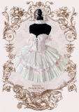 Poshepose Blue Procelain Print Corset Top and Skirt