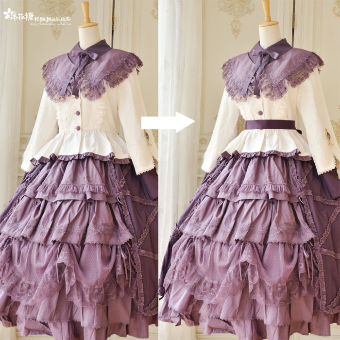 Puella Magi Madoka Magica Handmade Bonnet and Gloves Waist Belt