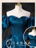 Puff Sleeves Princess Formal Dress
