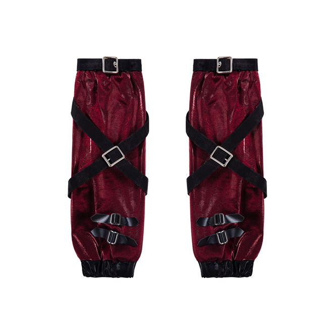 Chief Assassin Black and Red Punk Lolita Dress Set