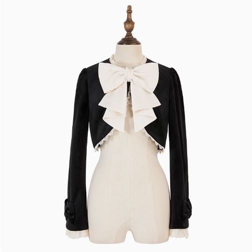 The Piano and the Song Velvet Lolita Dress and Coat