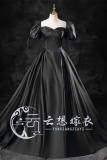 Puff Sleeves Princess Formal Dress