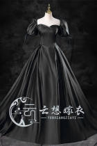 Puff Sleeves Princess Formal Dress