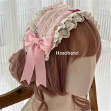 Strawberry Dessert Sweet Lolita Dress and Headdress