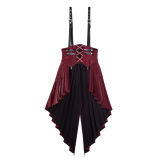 Chief Assassin Black and Red Punk Lolita Dress Set