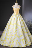 Orange Suspend Fluffy Prom Dress