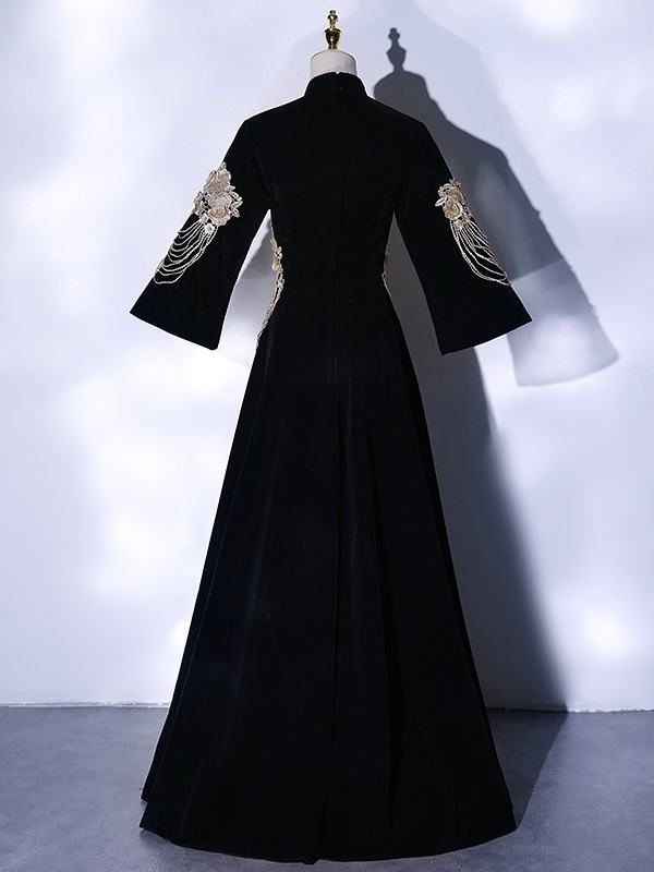 Embroidery Slim Prom Dress