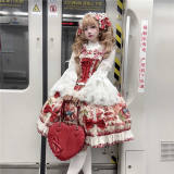 Fantasy Strawberry Garden Sweet Lolita Dress and Blouse