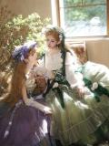 Oil Painting Roses Lolita Dress