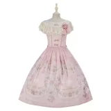 Summer Fairy Villandli Gardens Lolita Jumper Dress and Cape