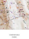 Lines Sequins Princess Fluffy Prom Dress