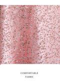 Sequins Puff Sleeves Slim Prom Dress