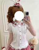 Fantasy Strawberry Garden Sweet Lolita Dress and Blouse