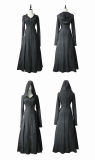 Milu Original Black Hooded Coat and One Piece