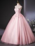 Spring Flowers Off Shoulder Prom Dress