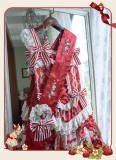 Fantasy Strawberry Garden Sweet Lolita Dress and Blouse