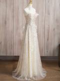 Sequins Off Shoulder Slim Prom Dress