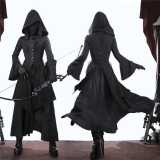 Milu Original Black Hooded Coat and One Piece