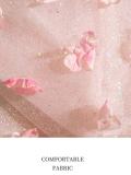 Pink Flowers Princess Set Prom Dress