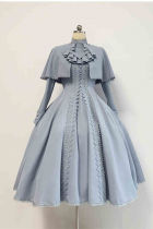 Cherry Tart the Prayer of Antia Gothic Nun Lolita Dress, Cape and Necktie