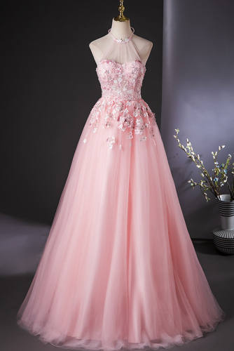 Spring Flowers Off Shoulder Prom Dress
