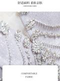 Violet Off Shoulder Slim Princess Prom Dress