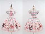 Nnstar Honey Fox Restaurant Lolita Dress and Hair Accessories