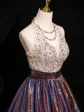 Shiny Off Shoulder Fluffy Princess Prom Dress